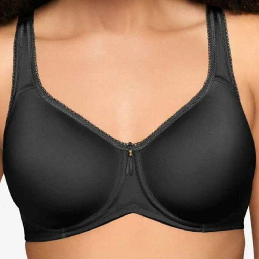 Wacoal full bust minimizer Basic Beauty Contour Bra spacer tshirt black NWT 38G
